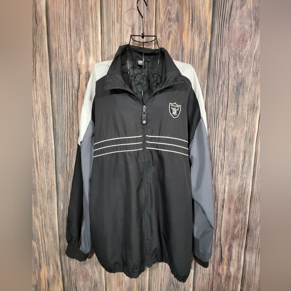 Raider Football Windbreaker